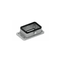 Embase encastrée 10B, Aluminium moulé sous pression, acier inoxydable, IP67, Sortie basse